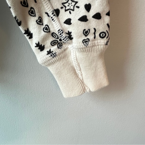 THE GREAT. The College Sweatshirt in Folk Print - Picture 7 of 9